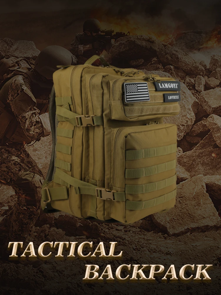 Custom Tactic Multiple Color 900d 45l Waterproof Molle Gym Bag Mochila