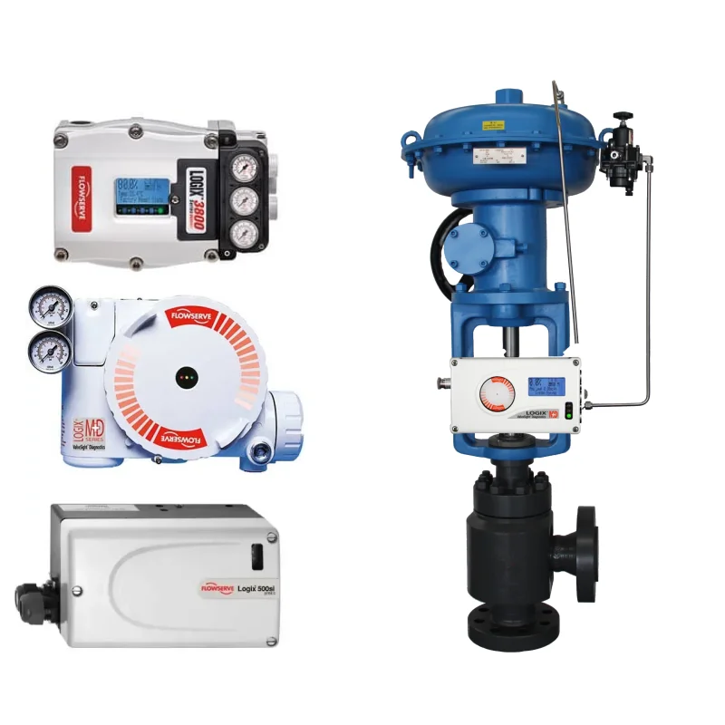 Pneumatic Control Valve With Flowserve Digital Positioners Logix 520md 3200md 3800md New Original For Flowserve Positioner