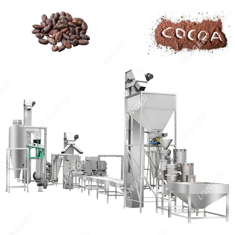 Best Price Cocoa Roaster Cacao Bean Roasting Grinding Machine Grinder Cocoa  Powder Making Machine