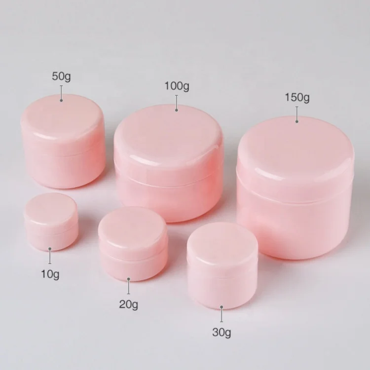 China Supplier Fashionable Custom Colors Pp Cream Jar Plastic Container For Cosmetic Cream Cosmetic Packaging Jar For Sale