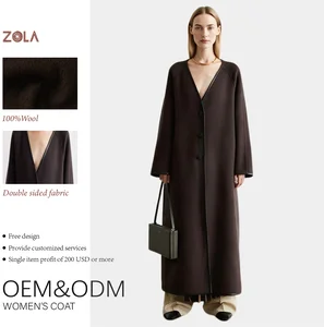 Custom Designed Women's Wool Coat for Winter Single Breasted with Short Length Eco-Friendly Thick Casual Outerwear