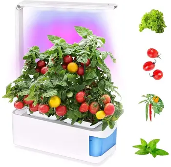 New organic hydroponic growing systems click and grow hydroponic indoor garden smart home garden with LED growing light