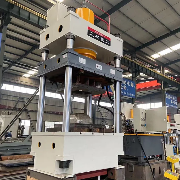 Double Action Downstroke 4 Column Hydraulic Press Machine for Deep Drawing Press
