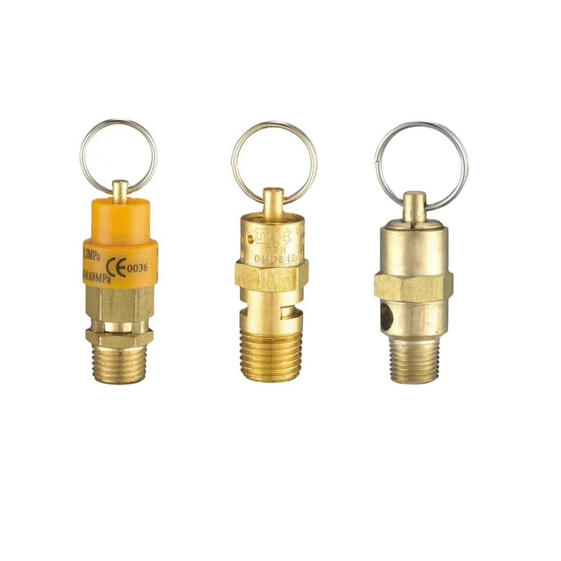 wholesale air pressure prv compressor valve safety external thread reducing brass valve