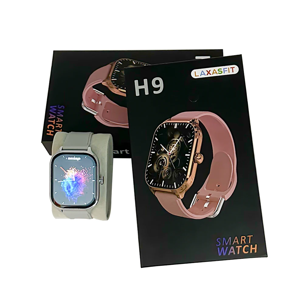 New Arrival H9 Smartwatch with Health Monitoring Sport Exercise Heart Rate  BT Call Waterproof with IP67 Level Private Model