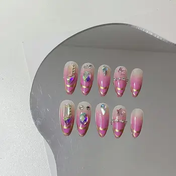 Detachable nails tips design a variety of multiple styles long press on nails