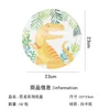 จานสีเขียว 9 นิ้ว*16 ชิ้น