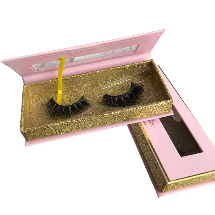 Bulk Russian Real False Fluffy Natural Full Strip 25mm Mink Eyelashes