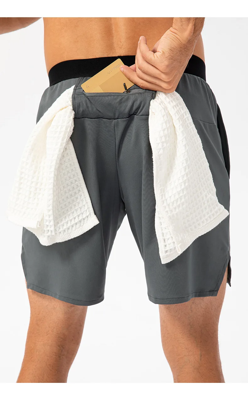 Pantaloncini estivi da uomo Pantaloncini da allenamento per corsa elasticizzati ad asciugatura rapida194_voghion.com