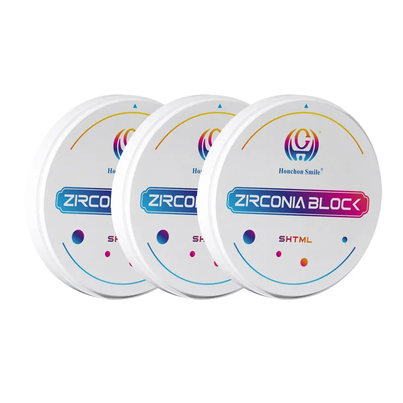 STML Dental Lab Material Multilayer Zirconia Blocks Price Manufacturing Supplier for Cadcam Ceramics Dental Zirconia Disc