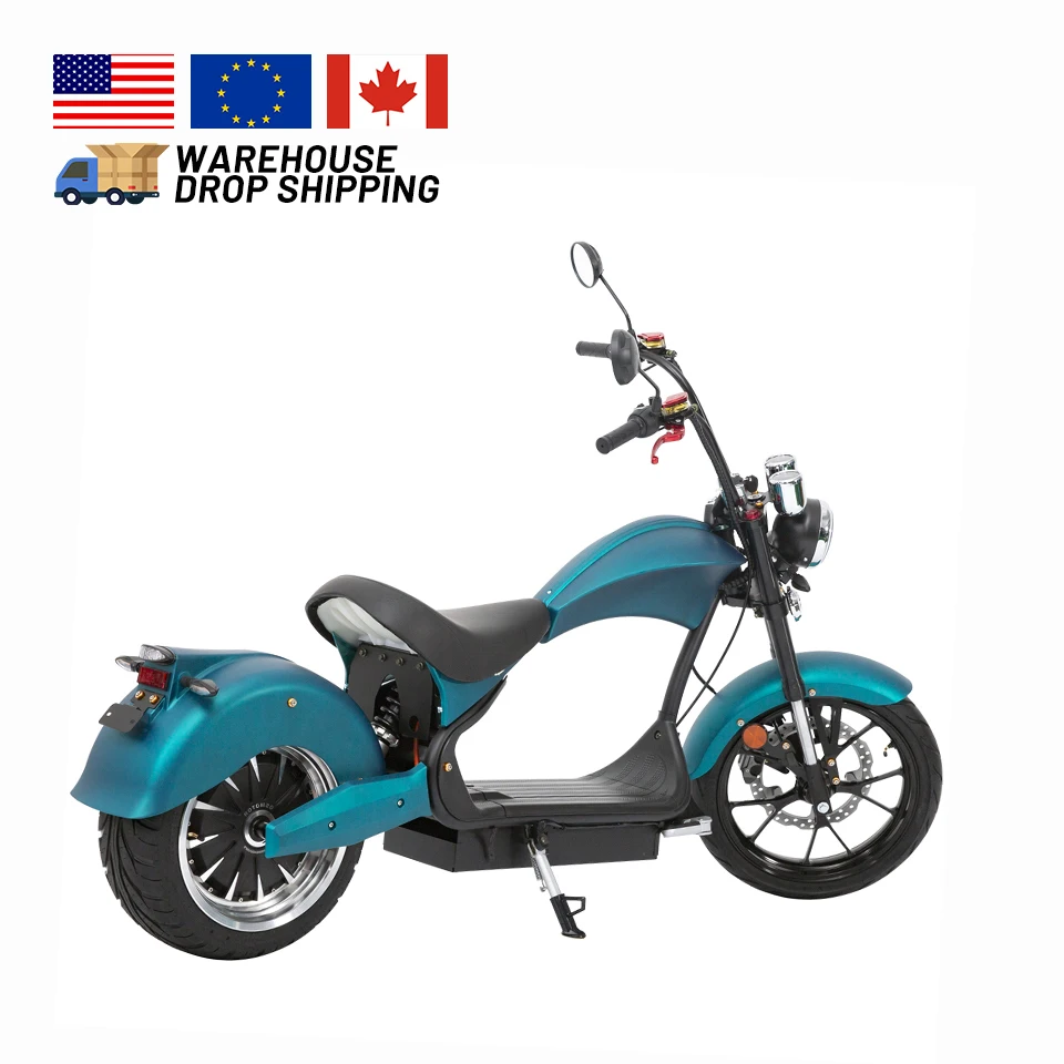 4000w Fast Speed Electric Citycoco Chopper Long Range Electric Scooters