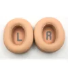1 paio di paraorecchie con scritta stampata in similpelle rosa cipria