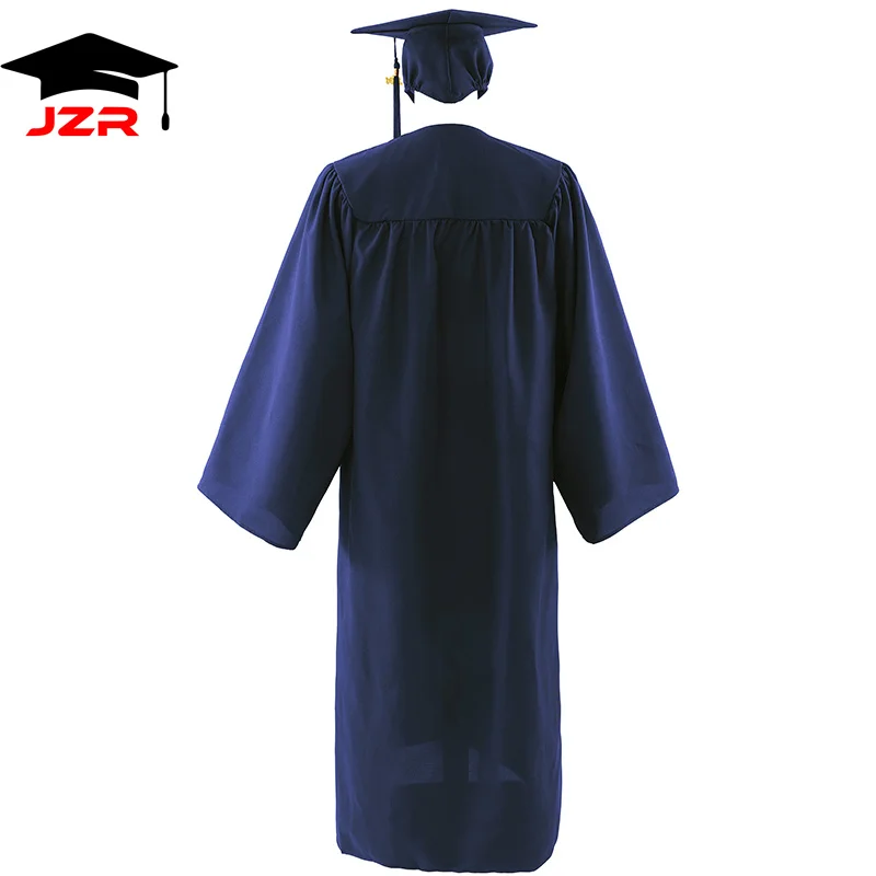 slim fit dress slacks Deluxe Black Bachelors Graduation Gown main image 0