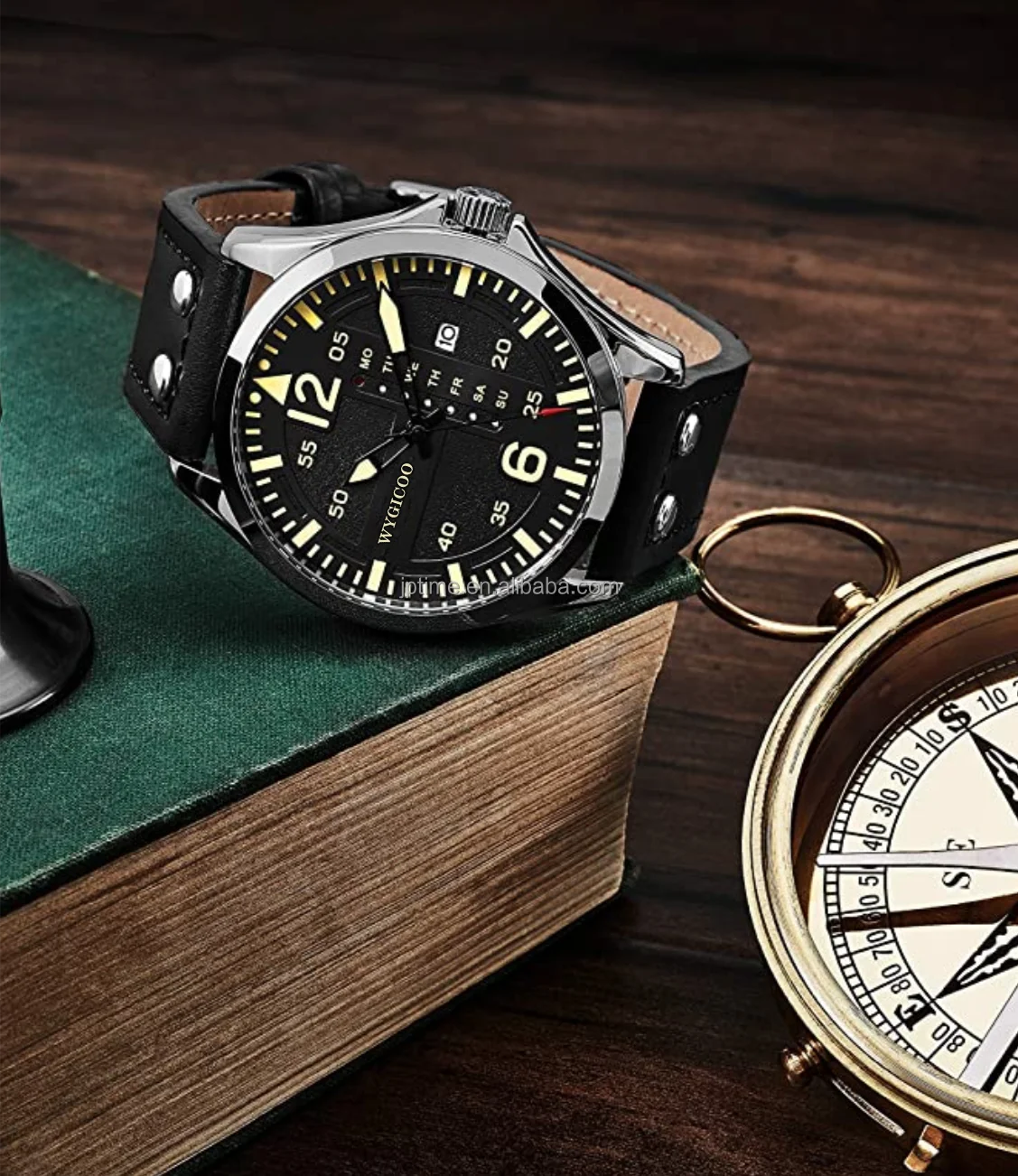 aviator style watch