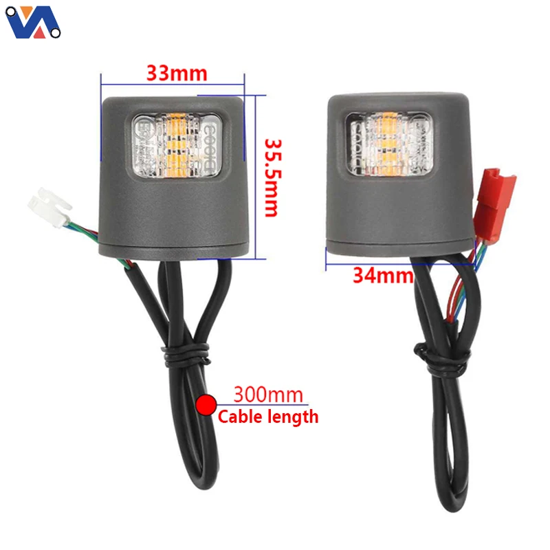 product new image wholesale turning light for 4 lite 2nd gen electric scooter spare parts replacement scooter light scooter accessories-8