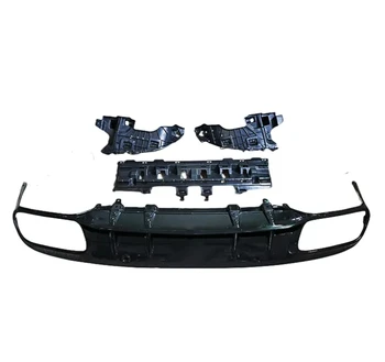 Factory Outlets 2019 C63 Style Black Car Bumper Rear Diffuser For BENZ C205 AMG Coupe 2015-2021