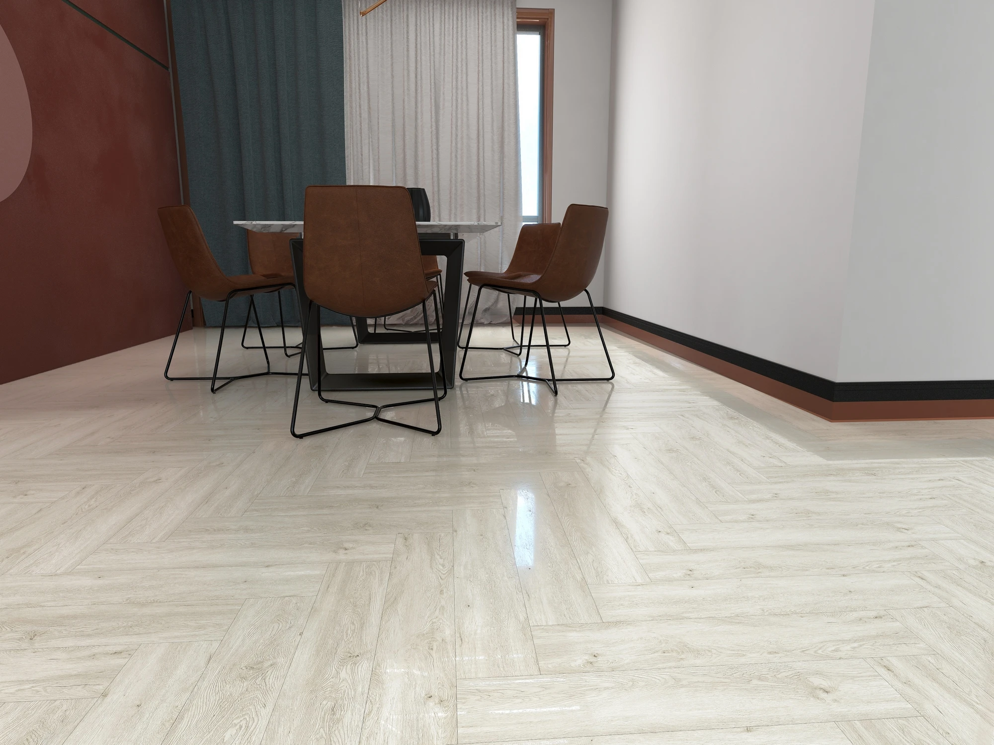 Ecofriendly Luxury Hybrid Click Vinyl Plank Virgin Material Pvc Lvt
