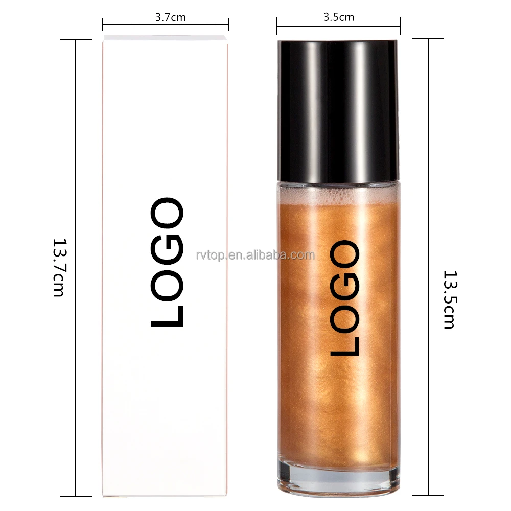 Новое высокое качество мерцание 4 вида цветов, жидкое косметическое средство, 120 мл тела и косметическое средство для лица, спрей без логотипа