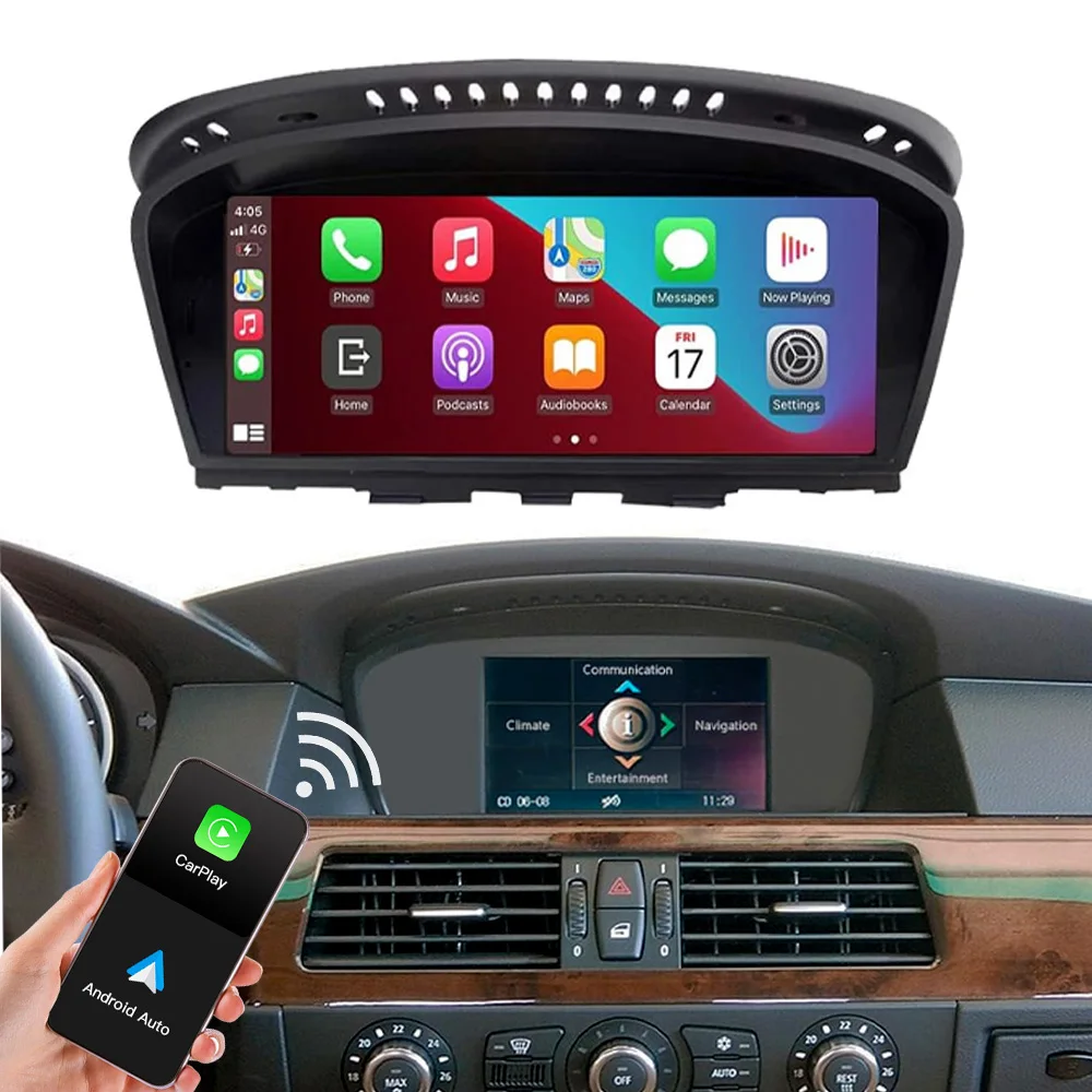 8.9'' Multimedia Display for BMW CCC E60 E90 Wireless Carplay