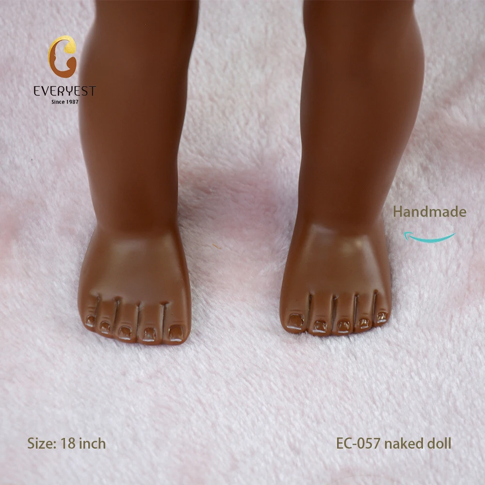 Fashion African Vinyl Doll Manufacturer Custom American Nude Girl Dolls for Girls Wholesale
