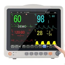 Hot sale medical ICU patient monitor portable 8 12 15 inch touch screen Multi-Parameter Monitor for hospital use