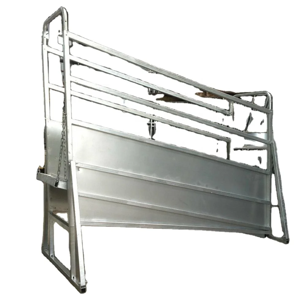 Heavy Duty Height Adjustable Cattle Loading Ramp 3.6m Farm Animal Husbandry Equipment Cattle Panels and Gate for Cattle Yard