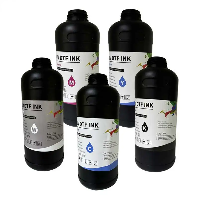 Gros Atè Direct Epson Flexible UVDTF Inks Imprimante Jet d'Encre UV Xp600 I3200 Prens pou Imprimer