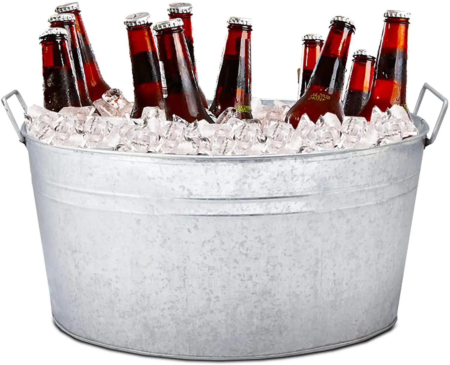 custom galvanized party champagne ice cooler bucket with logo