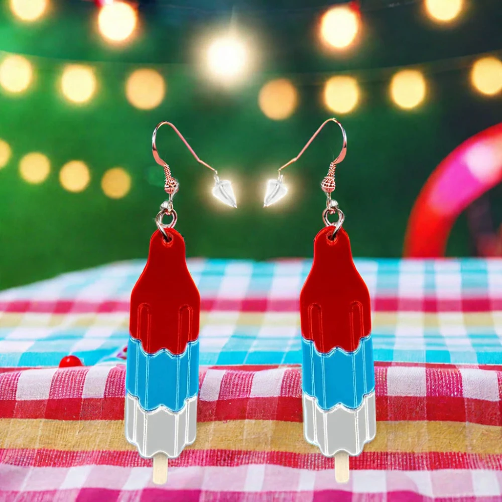 YCXER2479 Unisex Drop Earrings Latest Design Acrylic Popsicle for Wedding Party Engagement or Gift Cute Style details