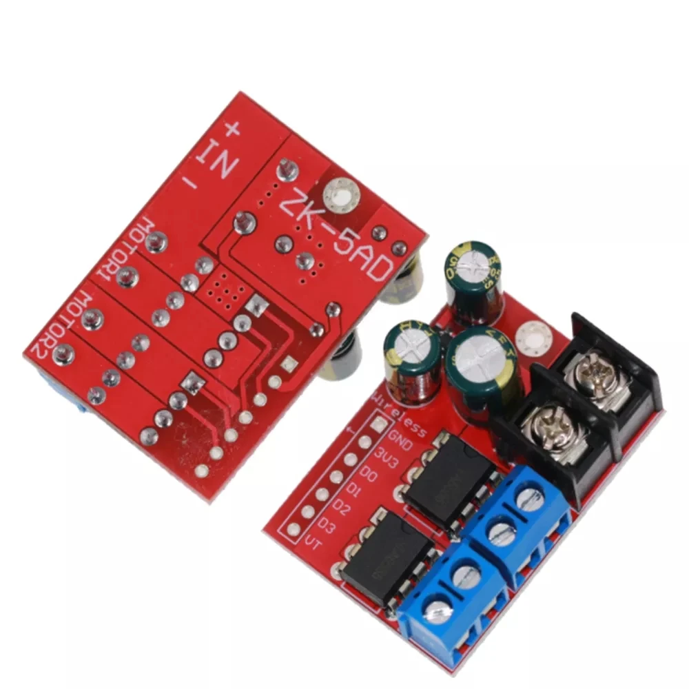 H Bridge Remote Control 5A 3V-14V ZK-5AD Dual DC Motor Drive Module