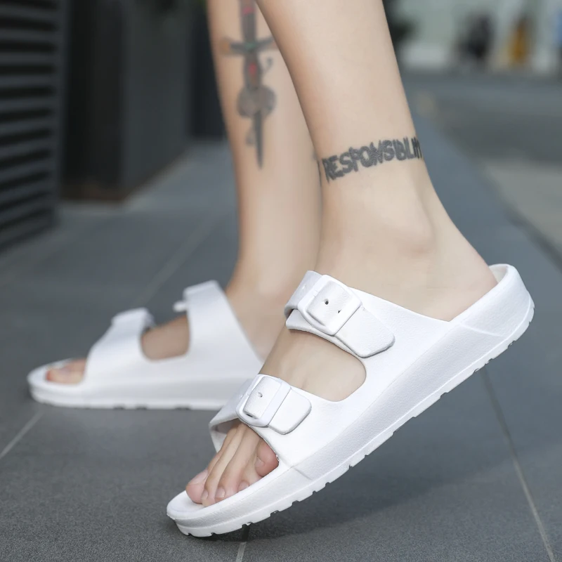 slippers with adjustable straps