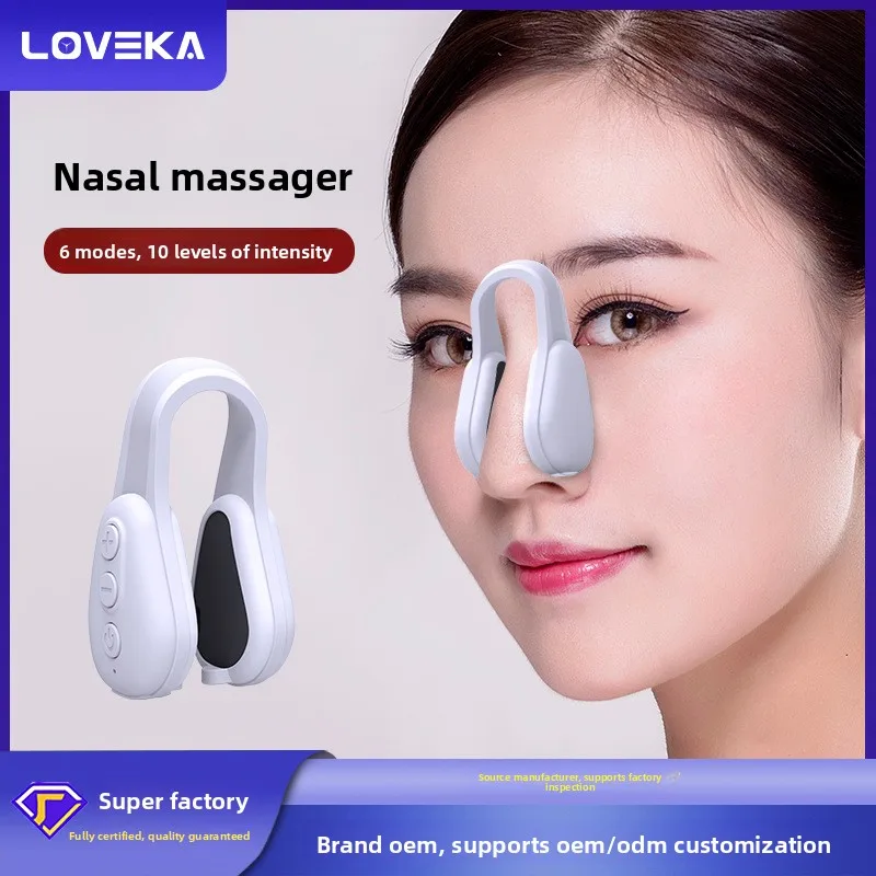 EMS Nose Shaper Electric Nose up Lifting Clip Bridge Straightener Corrector Beauty Device with Musical Function for Face