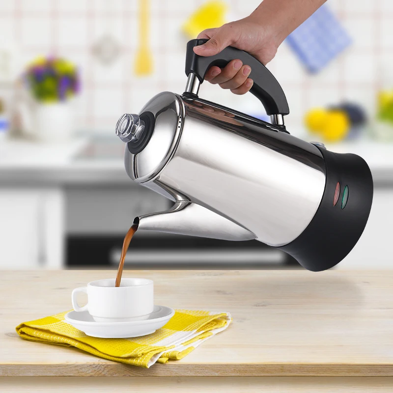 12 Cup Stainless Steel Coffee Percolator by Home Marketplace