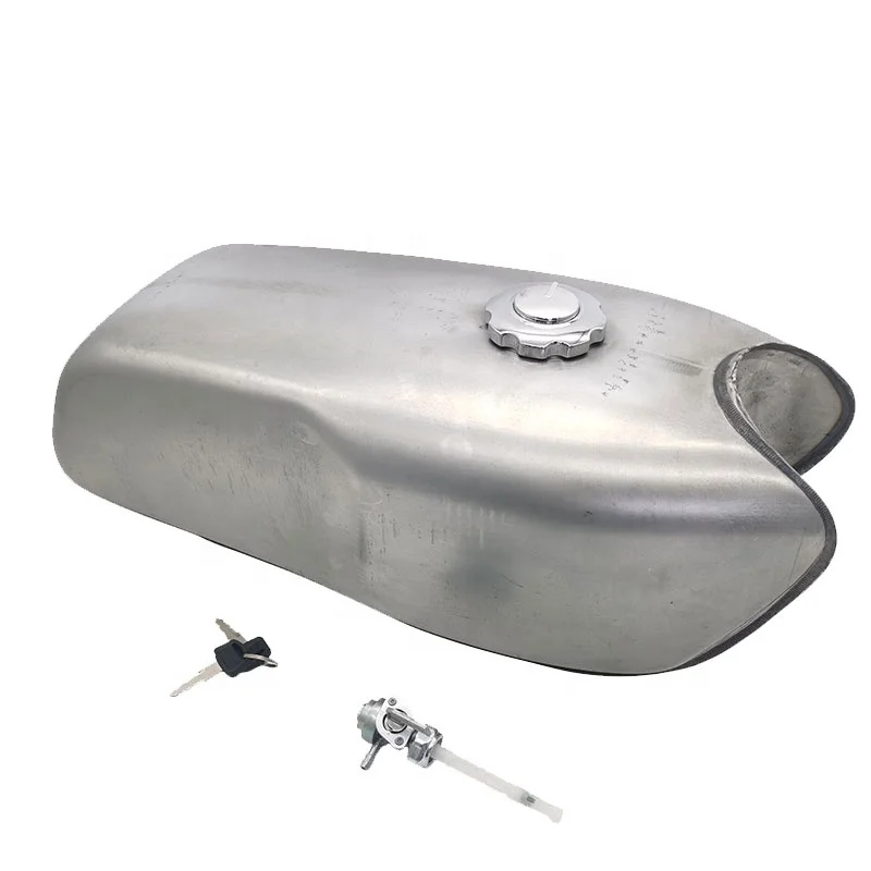 RD50 Rough Fuel Tank - Motorcycle Retro Look & Universal Fit