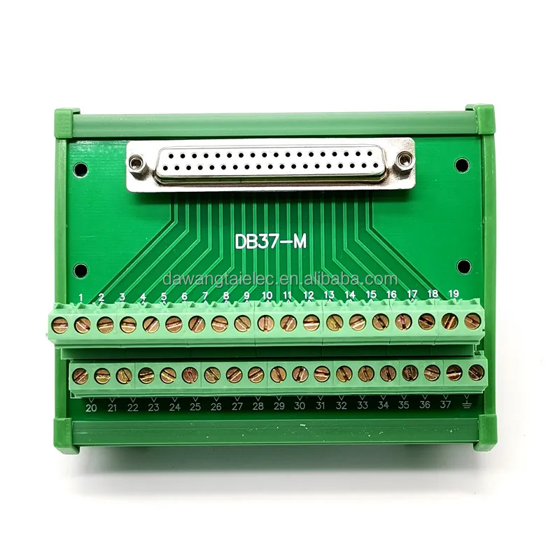 Db37 Dr37 Female 37pin Port To Terminal Block Db37-m7 Adapter Converter ...