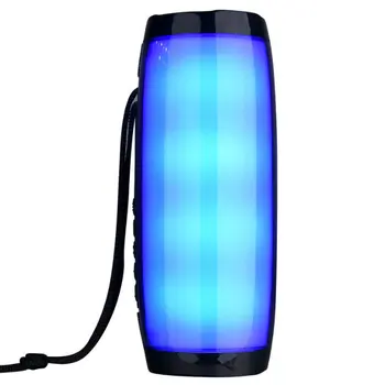 Hot selling Outdoor Computer Bass Subwoofers Led Flash light Blu Tooth Mini Wireless Dj Speaker Bluetooth Portable