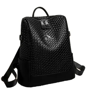 custom logo 2026 Vintage Lady Waterproof Anti-Theft Designer Brand Large Capacity Backpack Multi-Functional Travel Zipper Closure Polyester