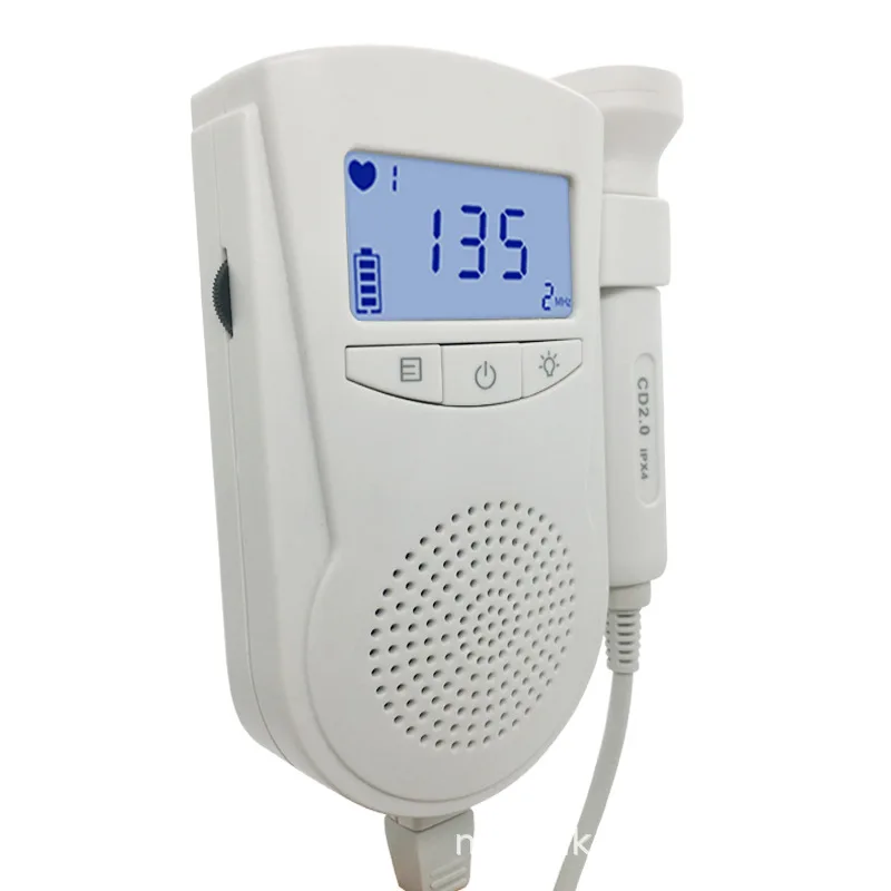 2.0 Detachable CE Baby Heartbeat Monitor Portable Ultrasound Heart Rate Dopler Pocket Fetal Doppler for Home