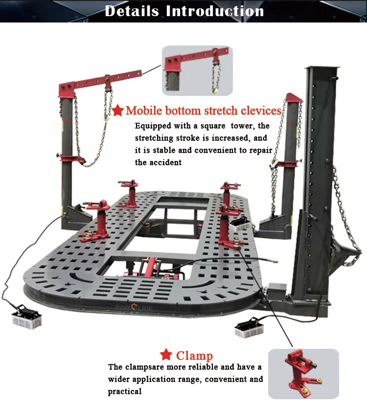 Heavy Truck Frame Machine Car Frame Puller Bed Straighten Chassis Cama ...