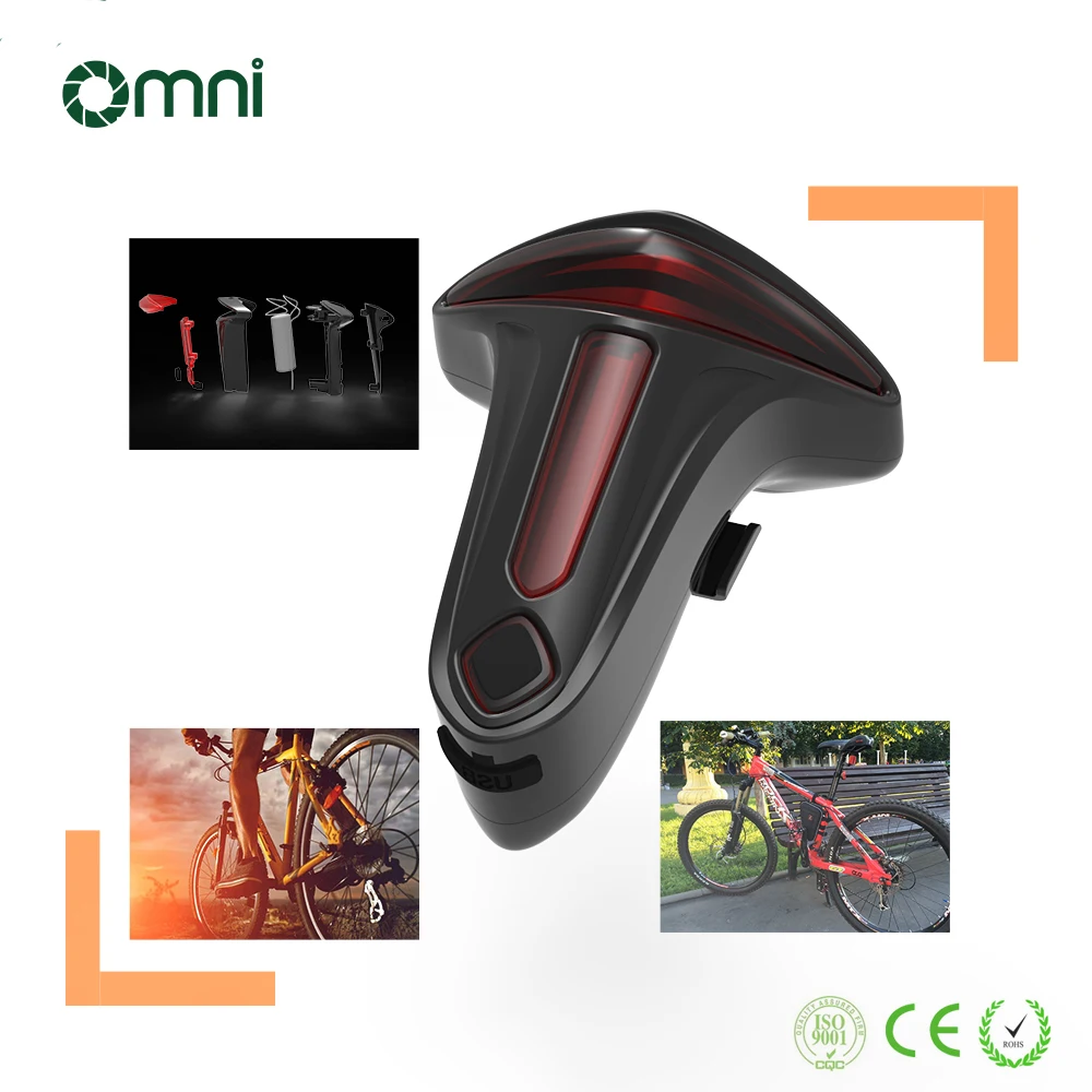 Multifunction Smart Rear Light Bike Direction Long Time Use Bicycle Indicator Lights