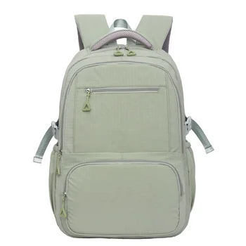 HAIBOWY Hot Sale Women's Green Laptop Backpack Ultra Light Anti-theft High Capacity Custom Logo Factory Direct Wear-Resistant