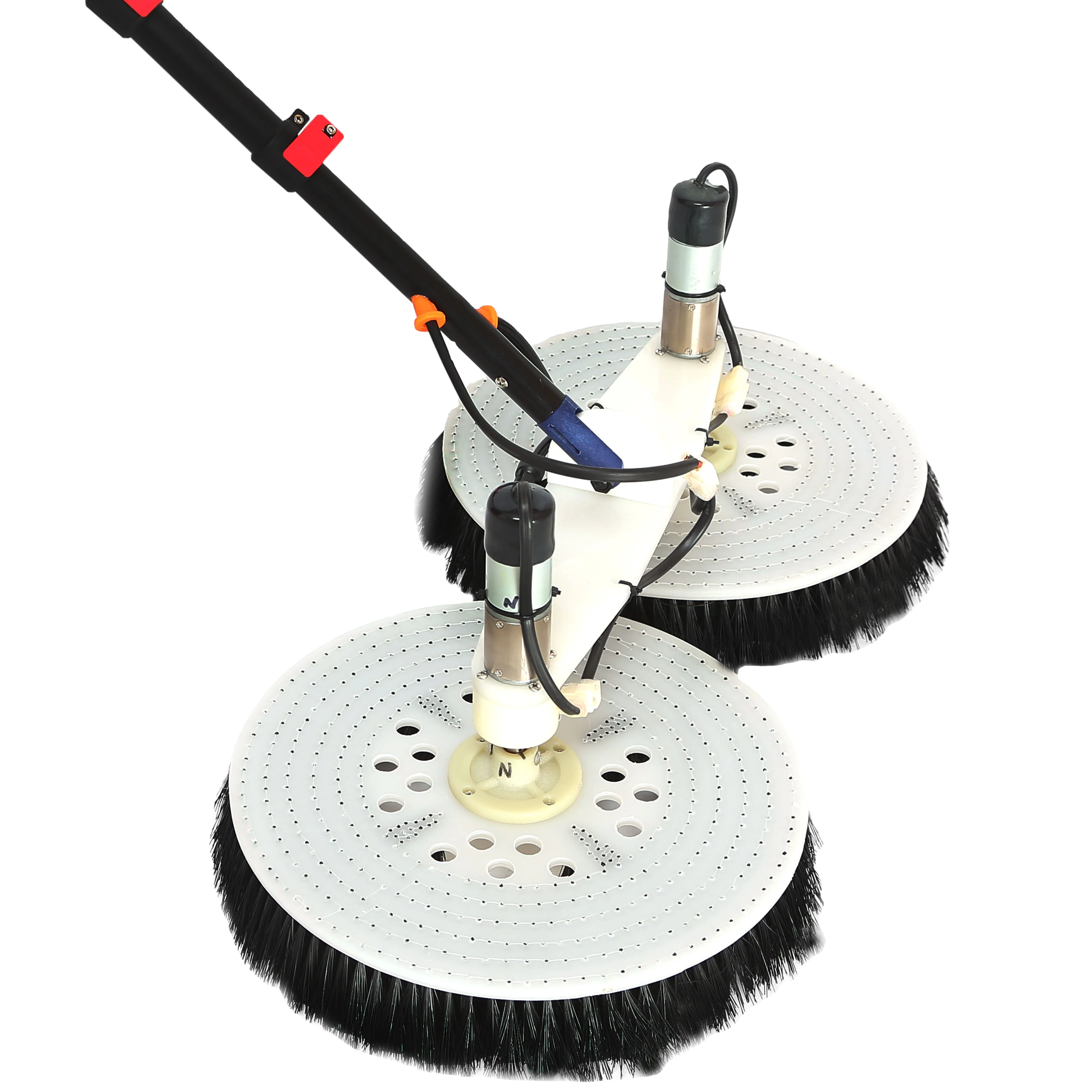 Original Factory Solar Panel Cleaning Rotating Electric Water Fed Pole Solar Cleaning Brush 5.5m