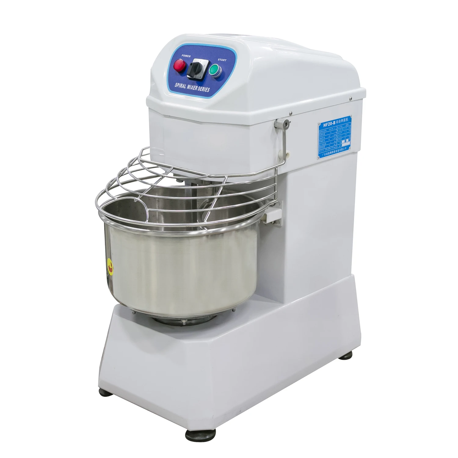 Hot Sale Ce 100l Industrial Bread Spiral Stainless Steel Dough Mixer