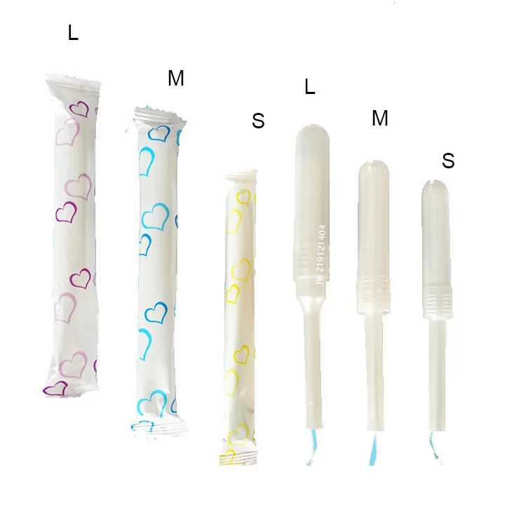 Oem Disposable Organic Cotton Tampons With Plastic