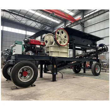 High Quality Jaw Crusher Limestone Crushing Stones Making Machine diesel Power