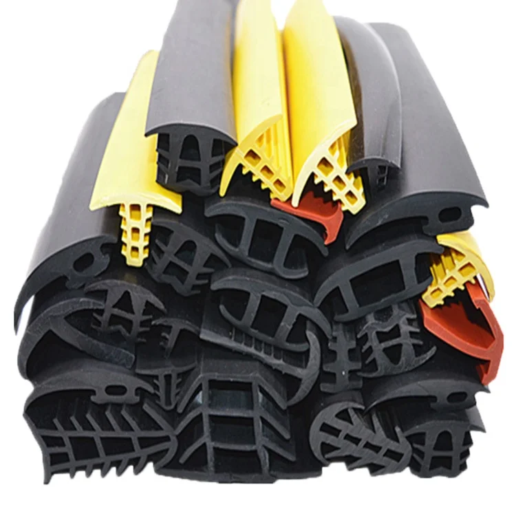 C Shape Rubber Profiles U Type EPDM Rubber Extrusion Parts Window Weather Strip Various Sizes Can Be Customized