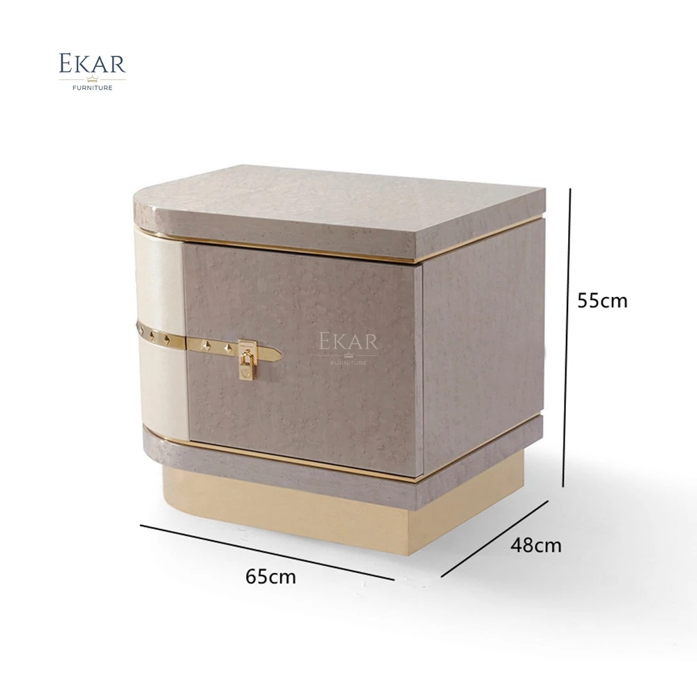 product wood veneer bedside table  elegant storage for your bedroom-69