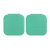 Light Green PU Leather Mirror