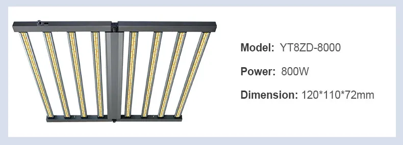 800W-1200W Full Spectrum LED Grow Light Bar LM301B LM301H EVO 660nm ...