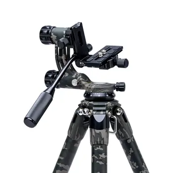 Fotopro Professional Dslr Shooting Photographic Heavy Duty Carbon Fiber Tripod for Bird Watching Hunting Outdoor product image